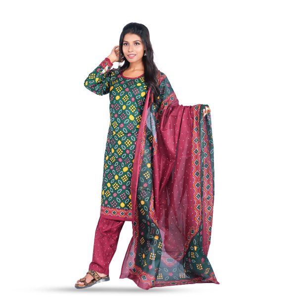 3PIECE BADNI PRINTED PATIALA SET WITH DOPATTA - Image 3